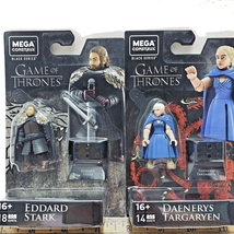 2 Mega Construx Eddard Stark Daenerys Targaryen Game Of Thrones 2 in Figure NEW - $16.95