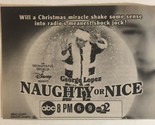 George Lopez Naughty Or Nice TV Guide Print Ad Christmas TPA5 - £4.66 GBP