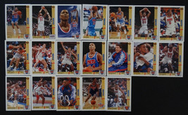 1991-92 Upper Deck New Jersey Nets Team Set Of 18 Basketball Cards - £2.34 GBP