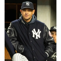 Aaron Boone Men&#39;s NY Yankees Varsity Jacket - £117.15 GBP