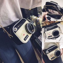 Women Camera Shape Shoulder Bag Lady Girls Casual Crossbody Handbag Messenger Pu - £19.86 GBP