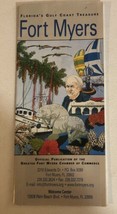 Fort Myers Florida Travel Map Fold Out Brochure Booklet Ephemera M4 - $7.91