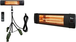 Dr Infrared Heater Dr-338 Carbon Infrared Patio Heater With Tripod, Black, Black - £287.11 GBP