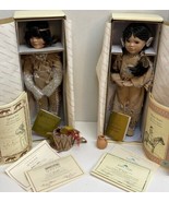 2VTG DOLLS GEORGETOWN COLLECTION 1993 &quot;QUICK FOX &quot; &amp; &quot;MANY STARS&quot; BY LIN... - $28.71