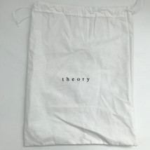 Theory Storage Dust Bag Rectangle Pouch Logo Text Print Travel Closet Or... - £12.26 GBP