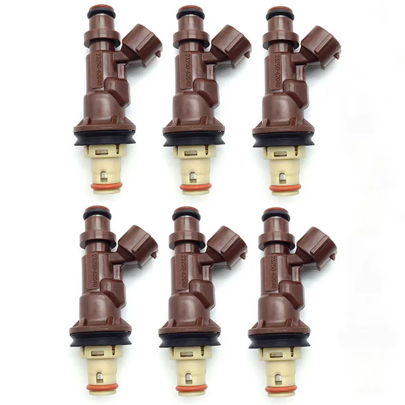 6PCS Fuel Injectors For Toyota Tacoma 4Runner Tundra 23250-62040 23250-2... - £98.18 GBP