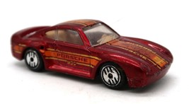 Vtg Hot Wheels Porsche 959 Ultra Hot Wheels 1987 Metallic Red Made in Ma... - $12.00