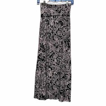 Cynthia Rowley Women&#39;s Black White Maxi Skirt Folded Waist Band Size XS - $18.70