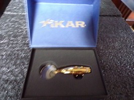 Xikar 007 Twist Punch Gold Plated NIB - £59.95 GBP