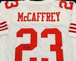 Christian McCaffrey Signed San Francisco 49ers Football Jersey COA - £157.80 GBP