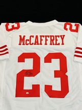 Christian McCaffrey Signed San Francisco 49ers Football Jersey COA - £157.80 GBP