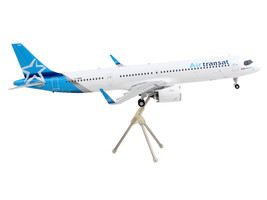 Airbus A321neo Commercial Aircraft &quot;Air Transat&quot; White with Blue Tail &quot;Gemini 20 - £93.04 GBP