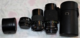 3 lens 135MM, 75-205mm,and 2x4 converter, Canon FD mount Note 75-205 has... - $29.99