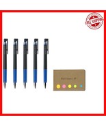Pilot Juice Up 03 Gel Pen Set: 5 Retractable 0.3mm Blue Pens &amp; Sticky Notes - $49.57 CAD
