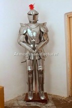 Medievale Knight Suit Di Armor Combattimento Completo Body Armour Unico a Mano - £742.33 GBP