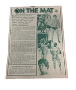 VTG On The Mat Wrestling Newsletter March 1982 Jesse The Body Ventura Ba... - $50.00