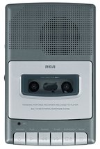 RCA RP3504 Cassette &quot;Shoebox&quot; Voice Recorder,Gray - $51.48