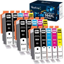 15 Pack 564XL Ink Cartridge Replacement for HP 564 XL 564XL for Photosma... - £40.58 GBP