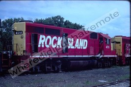 Orig. Slide Chicago Rock Island &amp; Pacific CRIP 4711 EMD GP40 N. Little R... - $14.95
