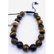 10mm Tiger Eye, Yellow bracelet - $211.20 MXN