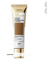 L&#39;Oreal Age Perfect Radiant Serum Foundation Sunscreen SPF 50 Sienna 130... - $15.72