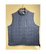 Orvis Vest Men&#39;s Navy Quilted Full Zip Insulated Pockets Hunting Fishing... - $41.98 CAD