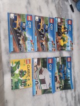 Lot Of Five Lego City Instruction Manuals- 60152 &amp; 60117 W/ Lego Classics 10708 - £5.43 GBP