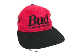 Vtg 90s BUD King of Beers Budweiser Hat Cap Snapback DUCKS w/ Unlimited Pin USA  - £11.59 GBP