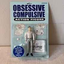 Obsessive Compulsive Action Figure Including Face Mask &amp; Moist Towelette... - $251.63 MXN