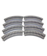 8 Pieces MTH Trains RealTrax Solid Rail O-31 Curve Track Used - $40.74 CAD
