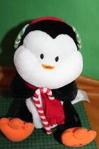 Holiday Time Animated Christmas Friend Penguin 7&quot; Stuffed Musical Toy - $19.79
