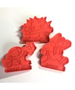 Vintage Nintendo Super Mario Brothers Cookie Cutters 1989  Spiny Mario K... - £6.25 GBP