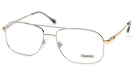 New Sferoflex 2249 463 Silver Eyeglasses Glasses Frame 55-16-140mm - £50.10 GBP
