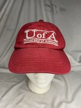 Vintage 1995 The Game U Of A Alabama Crimson Tide Hat Fitted 7 1/4 Red - £15.82 GBP