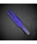 Handmade Purple Leather Spanking Paddle, BDSM Impact Toy, Flexible BDSM ... - €46,35 EUR