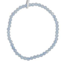 4mm Agate, Blue Lace Stretch Bracelet - £37.69 GBP