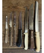 Vintage Kitchen Knife Lot - 7 Knives By Revere Ware, Vanadium, Forgecraf... - €14,31 EUR
