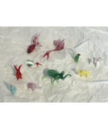 Vintage 1950s Handblown Art Glass Mini Figurines Amazing Lot 10 Vintage ... - €64,02 EUR