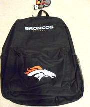 Nfl 2024 Nwt Licensed Denver Broncos Large Backpack School Bag Book Laptop Compu - £19.39 GBP