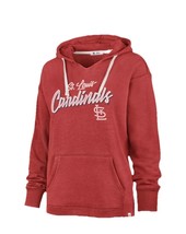 &#39;47 Women&#39;s St. Louis Cardinals Red Rise Kennedy Hoodie MLB Kangroo Pock... - $736.23 MXN