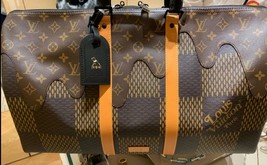 Louis Vuitton NIGO Keepall 50 Boston Bag leather Shibuya Japan limited N40360 - £4,957.59 GBP