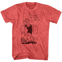 Popeye the Sailorman Singing Themetune Men&#39;s T Shirt - £19.35 GBP+