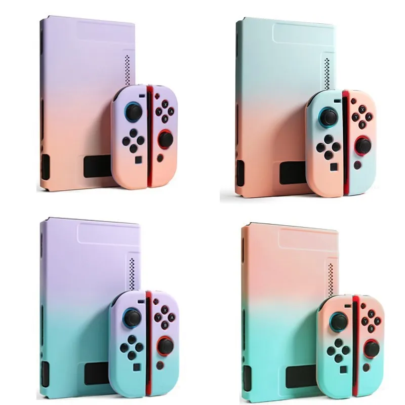 For Nintendo Switch Case Full Cover Shell Soft Gradient Game Console Protective - £19.24 GBP