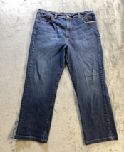 Lucky Brand Jeans Men&#39;s 36X28 Cene Montesano Dungarees Boot Cut Mexico S... - $18.49