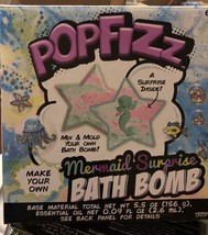 Pop Fizz Mermaid Surprise Bath Bomb Mix &amp; Mold Your Own - Craft, Birthday - £6.38 GBP