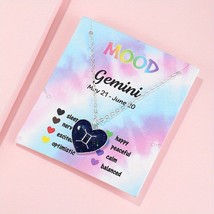 Gemini Pisces Zodiac Sign Gemini Constellation Necklace Mood Necklace Astrology - £6.87 GBP