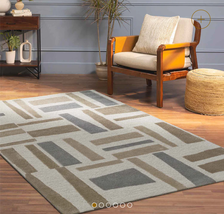 Hand Tufted Leopard Weaving carpet for living room, bedroom, sofa hall s... - $6,242.62 MXN