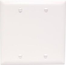WHT 2G BLNK Nyl Plate - $16.25