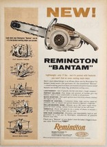 1960 Print Ad Remington Bantam Lightweight 17-LB Chain Saws Bridgeport,CT - $18.88