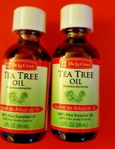 2 Pack De La Cruz Pure Australian Tea Tree Essential Oil - £22.59 GBP